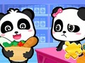 Xogo Jigsaw Puzzle: Baby Panda Supermarket