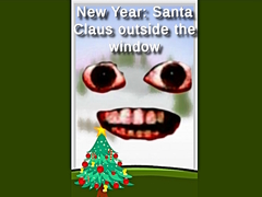 Xogo New Year: Santa Claus outside the window