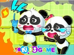 Xogo Jigsaw Puzzle: Baby Panda Firework