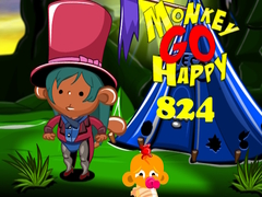 Xogo Monkey Go Happy Stage 824