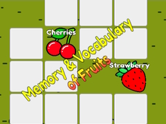 Xogo Memory & Vocabulary of Fruits