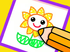 Xogo Toddler Drawing: Beautiful Flower