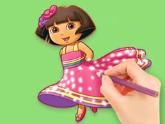 Xogo Coloring Book: Dora Prepare Party