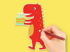 Xogo Coloring Book: Dinosaur Birthday
