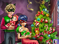 Xogo Dotted Girl Family Christmas