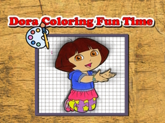 Xogo Dora Coloring Fun Time
