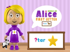 Xogo World of Alice First Letter