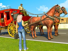Xogo Horse Cart Transport Taxi Game