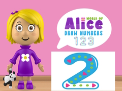 Xogo World of Alice Draw Numbers