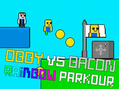 Xogo Obby vs Bacon Rainbow Parkour