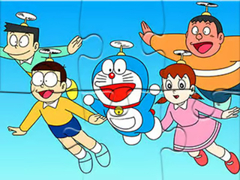 Xogo Jigsaw Puzzle: Doraemon Flying