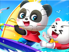 Xogo Jigsaw Puzzle: Baby Panda Sailing