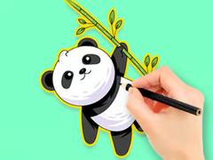 Xogo Coloring Book: Panda Eat Bamboo