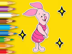 Xogo Coloring Book: Piglet With Balloon