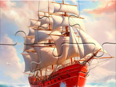 Xogo Jigsaw Puzzle: White Sailing Boat