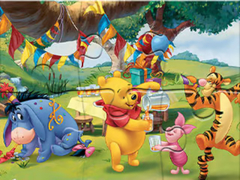 Xogo Jigsaw Puzzle: Winnie The Pooh Party