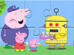 Xogo Jigsaw Puzzle: Peppa Robot