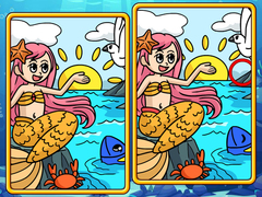 Xogo Mermaids Spot The Differences