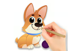 Xogo Coloring Book: Dog With Toy