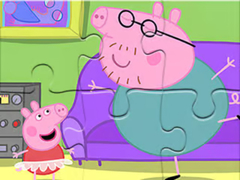 Xogo Jigsaw Puzzle: Daddy Pig Dancing
