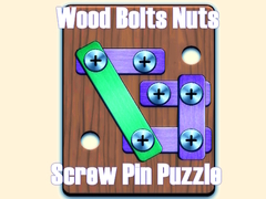 Xogo Wood Bolts Nuts Screw Pin Puzzle
