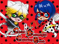Xogo Chibi Dotted Girl Coloring Book