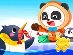 Xogo Jigsaw Puzzle: Baby Panda Antarctic Tour