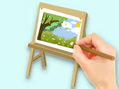 Xogo Coloring Book: Paysage Drawing Board