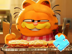 Xogo Jigsaw Puzzle: Garfield And Lasagna