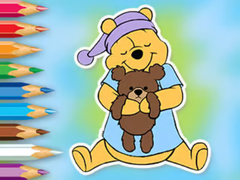 Xogo Coloring Book: Winnie With Toy Bear