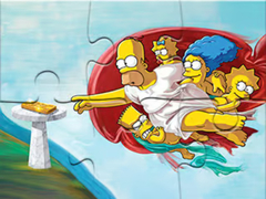 Xogo Jigsaw Puzzle: Creation Of Simpsons