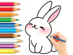 Xogo Coloring Book: Cute Rabbit