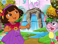 Xogo Jigsaw Puzzle: Dora Wonderland