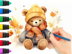 Xogo Coloring Book: Autumn Bear