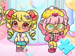 Xogo Jigsaw Puzzle: Avatar World Candy Girl