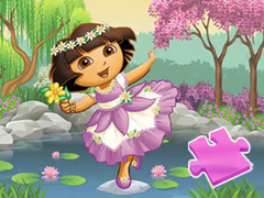 Xogo Jigsaw Puzzle: Dora Lake Dance