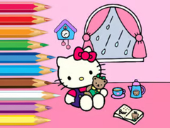 Xogo Coloring Book: Hello Kitty Rainy Day