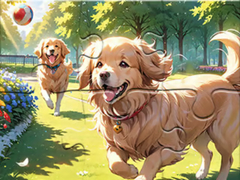 Xogo Jigsaw Puzzle: Puppy Fun