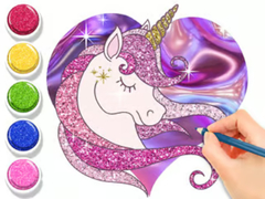 Xogo Coloring Book: Glowing Unicorn
