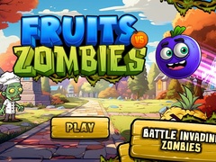 Xogo Fruits vs Zombies