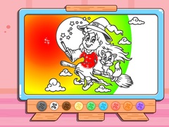 Xogo Coloring Book: Halloween Little Witch