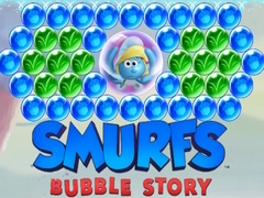 Xogo Smurfs Bubble Story