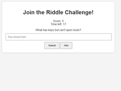 Xogo Riddle Challenge 