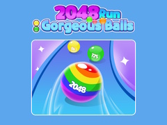 Xogo 2048 Run: Gorgeous Balls 