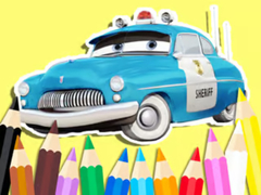 Xogo Coloring Book: Cars Sheriff