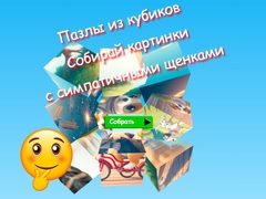 Xogo Jigsaw Cube Puzzles Collect Pictures with Cute Puppies