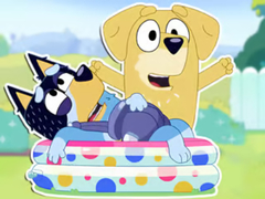 Xogo Jigsaw Puzzle: Bluey Dad Baby