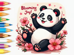 Xogo Coloring Book: Little Panda Cherry Blossoms