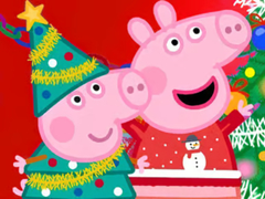 Xogo Jigsaw Puzzle: Peppa Pig Christmas Preparation