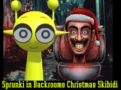 Xogo Sprunki in Backrooms Christmas Skibidi 